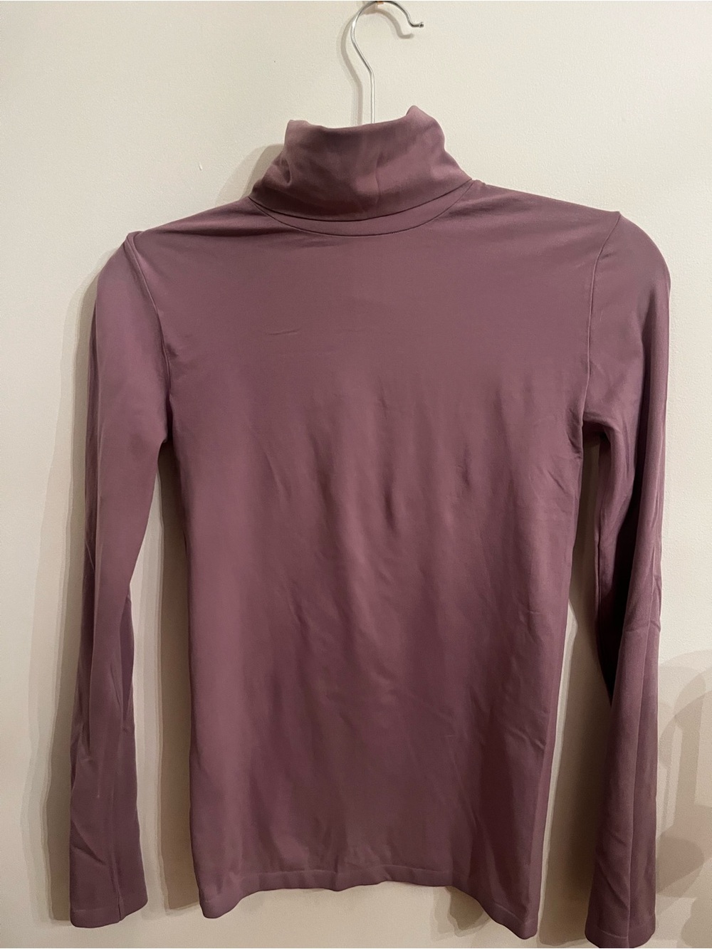 United Colors Of Benetton Mauve Turtleneck Long-Sleeve Top